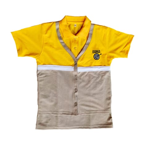 Sishya girls topaz  t-shirt with overcoat