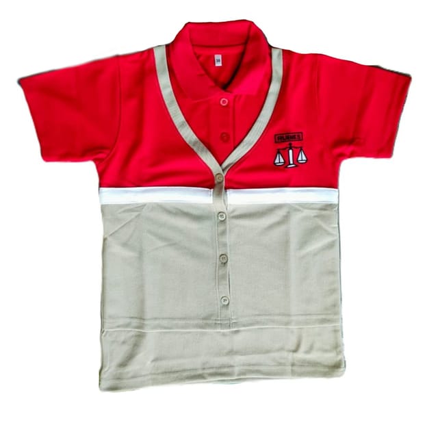 Sishya girls rubies t-shirt with overcoat