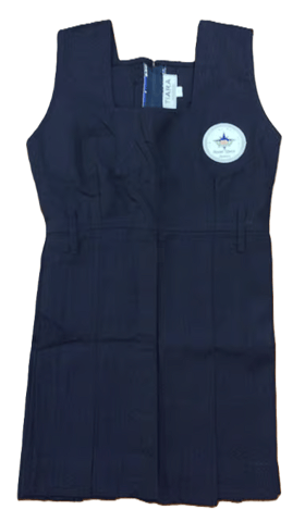 Whitefileds Pinafore Navy Blue Zee School
