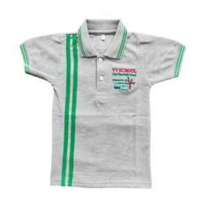 T-SHIRT GREEN PIPING